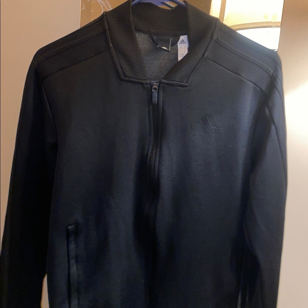 ADIDAS Sport ID Track Bomber Jacket, Black Classic Y2K Staple, Size S Small - Picture 3 of 7